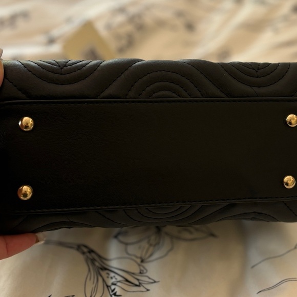 NWT Valentino Orlando Italy Design Monogram Small Tote Shoulder Bag LOGO Strap - Picture 7 of 12